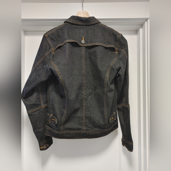 Under Two Flags Premium Black Denim Jacket - Picture 2 of 11